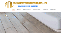 Desktop Screenshot of mianoortextile.com